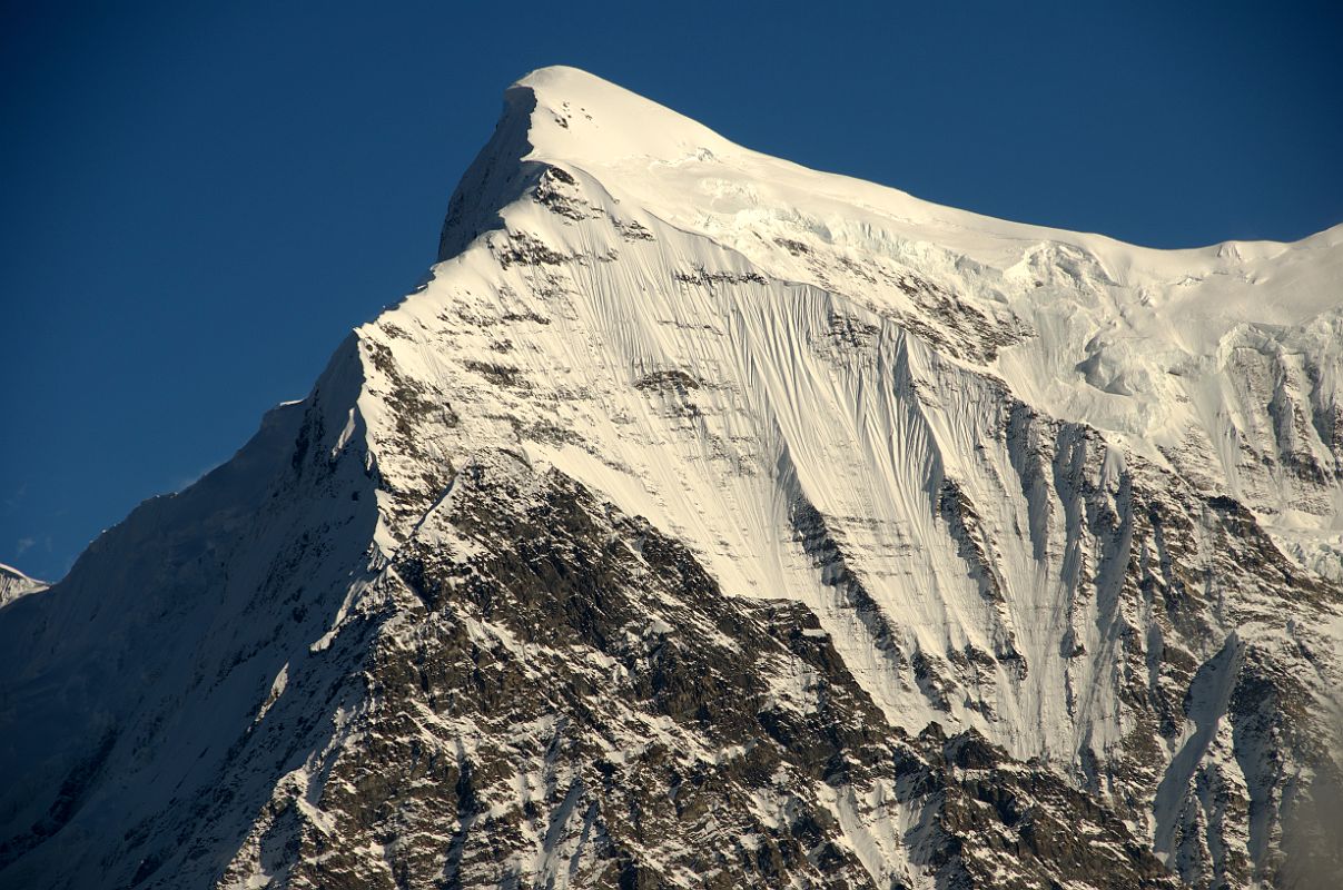 14 Nilgiri North Close Up Afternoon From Yak Kharka Around Dhaulagiri 